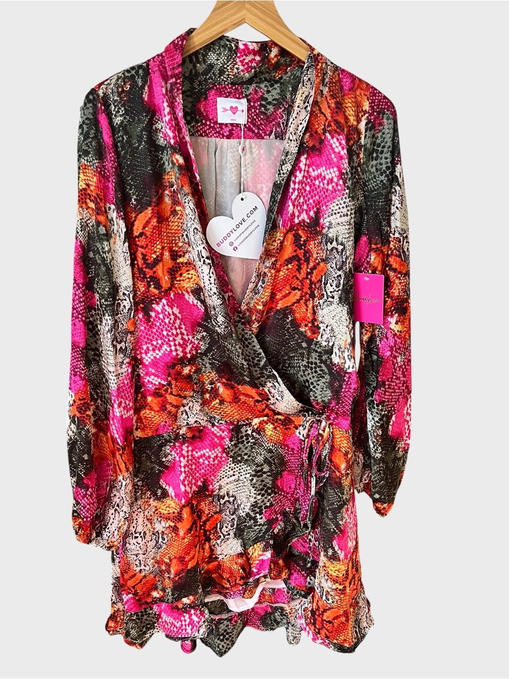 Buddy love new with tags Jace Long sleeve romper.